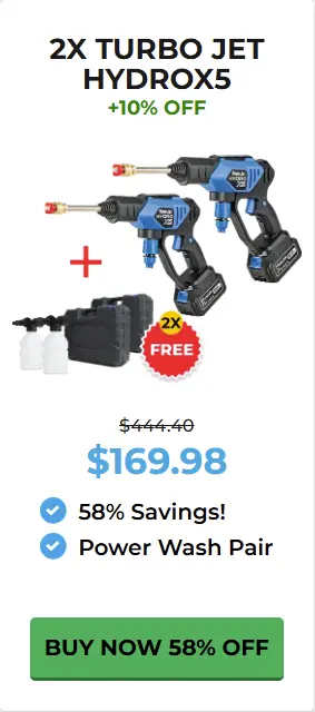 get HydroX5 Power Washer